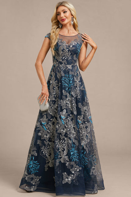 Robe Longue Transparente Dentelle - gallery 3