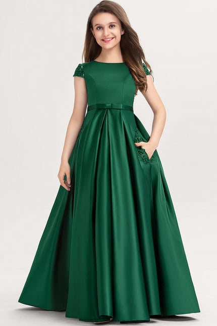 Robe Dentelle Émeraude Enchanteur - gallery 3