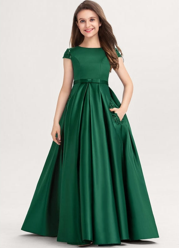 Robe Dentelle Émeraude Enchanteur - gallery 3