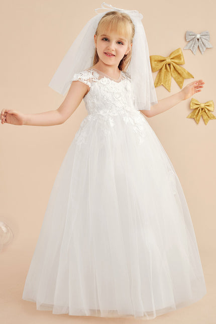Robe Dentelle Éclat Floral Éthéré - gallery 2