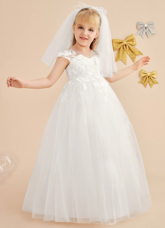 Robe Dentelle Éclat Floral Éthéré - gallery 2