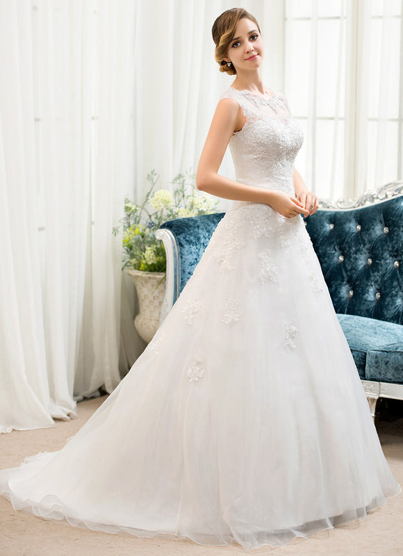 Robe Dentelle Élégante Cristal - gallery 2