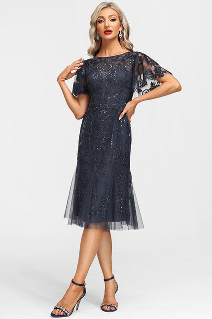 Robe Dentelle Élégance Scintillante - gallery 6
