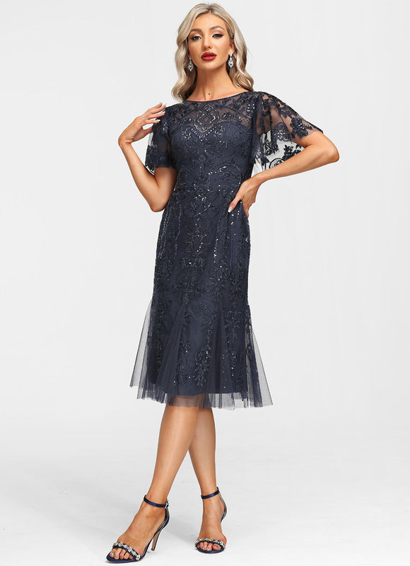 Robe Dentelle Élégance Scintillante - gallery 6