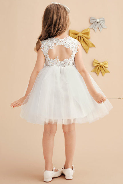 Robe Dos Nu Dentelle Blanche - gallery 1