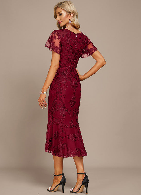 Robe De Soirée En Dentelle Africaine - gallery 5