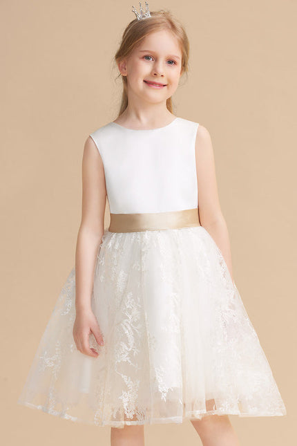 Robe Dentelle Sereine Satinée - gallery 2