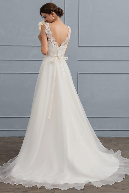 Robe Dentelle Flottante Élégante - gallery 1