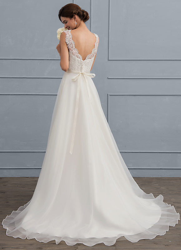 Robe Dentelle Flottante Élégante - gallery 1