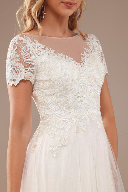 Robe Dentelle Tulle Fluide - gallery 3