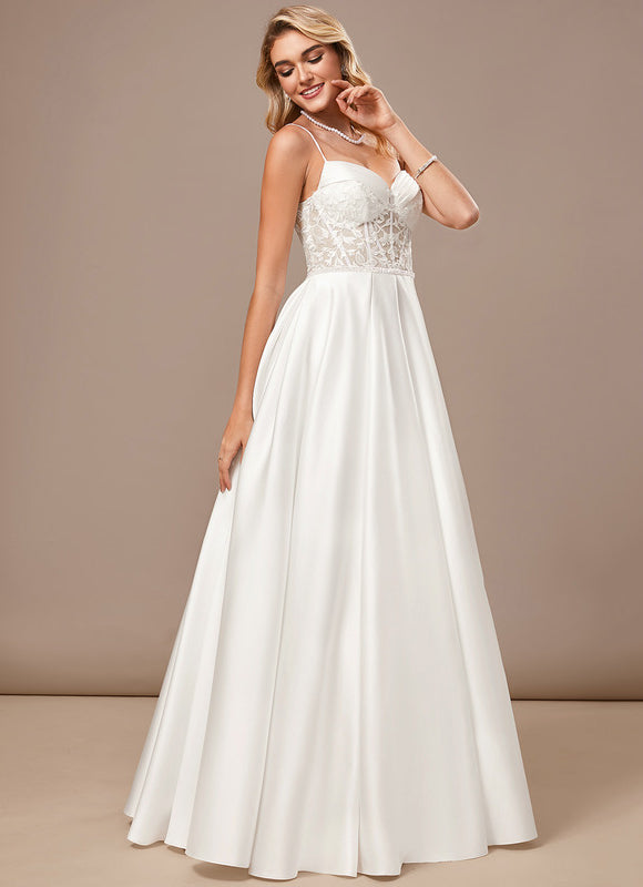 Robe Mariee Dentelle Et Satin - gallery 1