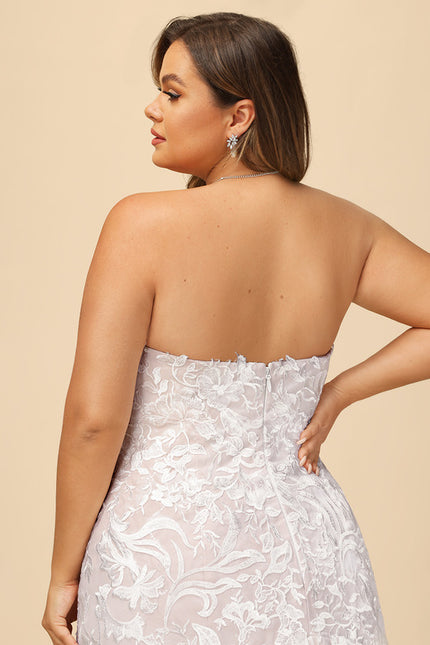 Robe Dentelle Élégante Tulle - gallery 9
