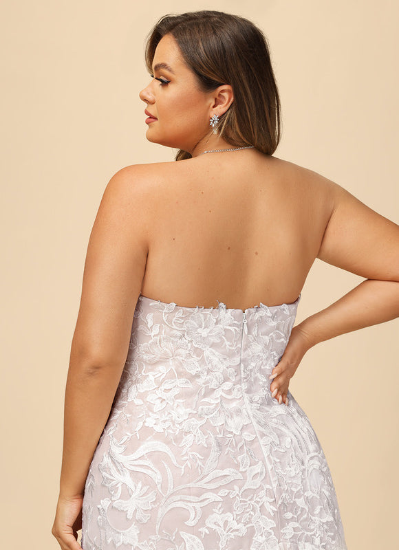 Robe Dentelle Élégante Tulle - gallery 9