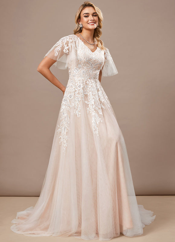 Robe Mariee Bustier Dentelle - gallery 1