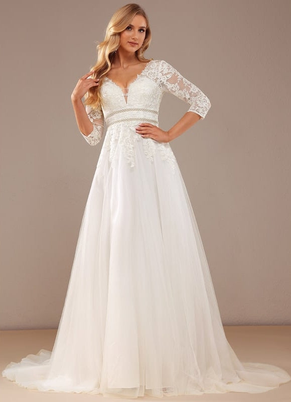 Robe Dentelle Élégance Tulle Dentelle - gallery 5