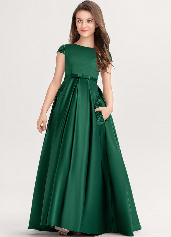 Robe Dentelle Émeraude Enchanteur