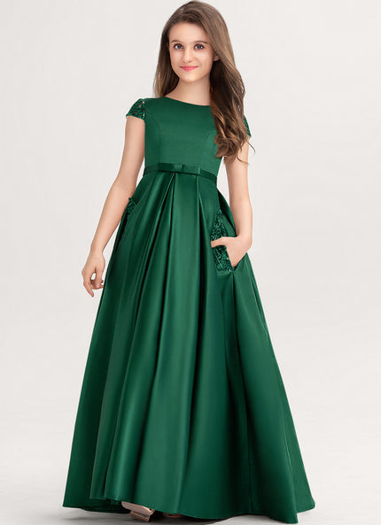 Robe Dentelle Émeraude Enchanteur