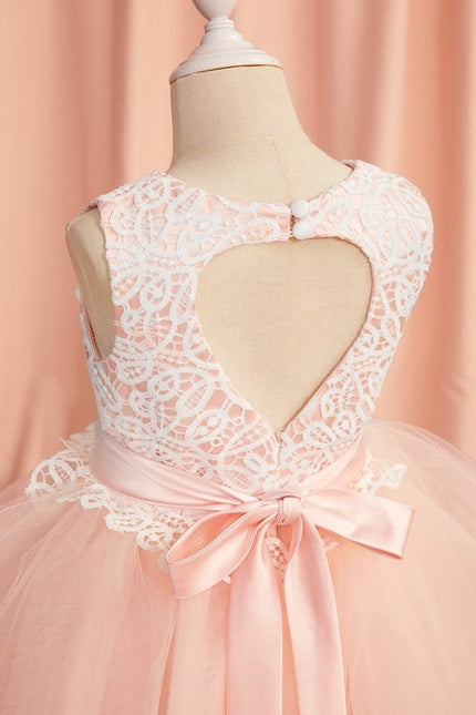 Robe Mariage Rose Dentelle - gallery 7