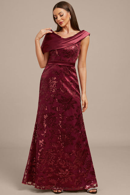 Robe Dentelle Soirée Chic Satinée - gallery 2