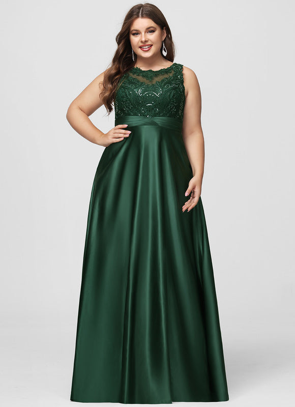 Robe Dentelle Émeraude Raffinée - gallery 7