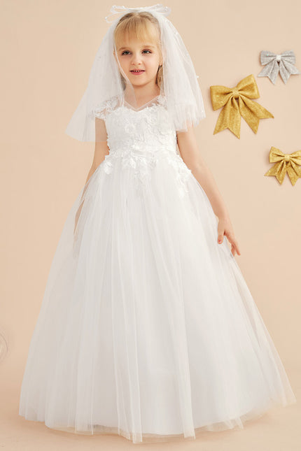 Robe Dentelle Éclat Floral Éthéré - gallery 1