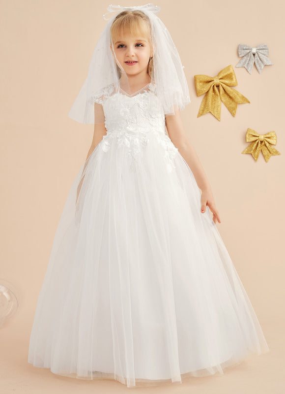 Robe Dentelle Éclat Floral Éthéré - gallery 1
