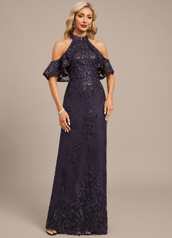 Robe Dentelle Soirée Pailletée - gallery 5