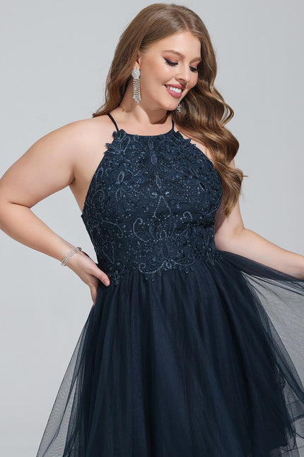 Robe Dentelle Tulle Noire - gallery 9