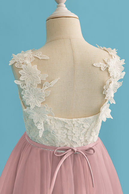 Robe Dentelle Nuptiale Enfantine Élégante - gallery 5