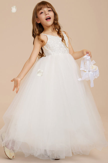 Robe Dentelle Nuptiale Blanche Tulle - gallery 4