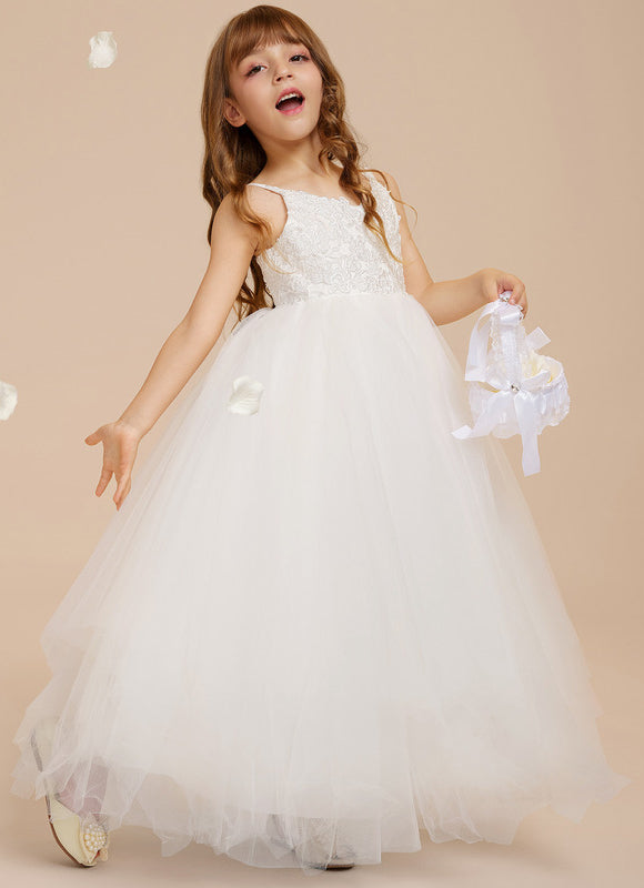 Robe Dentelle Nuptiale Blanche Tulle - gallery 4