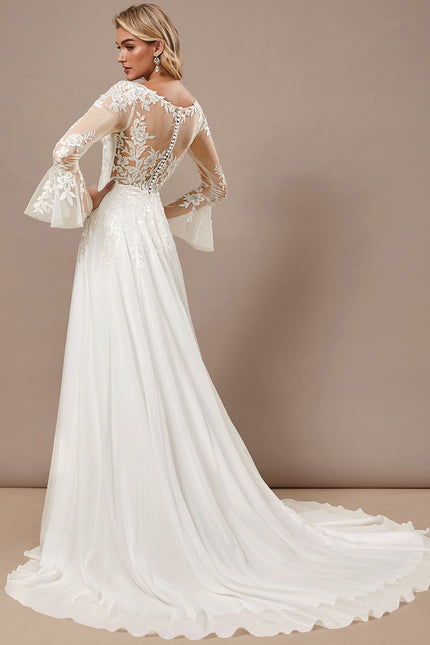 Robe Dentelle Fluide Élégante - gallery 7