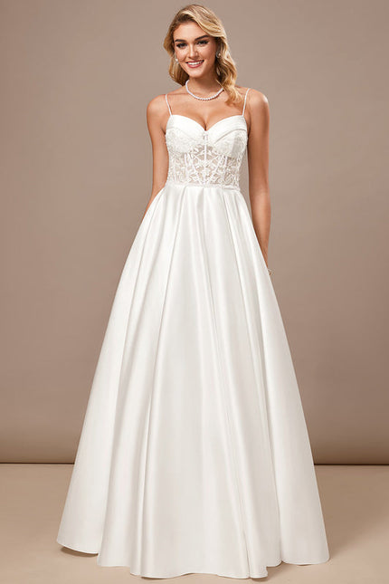 Robe Mariee Dentelle Et Satin - gallery 4