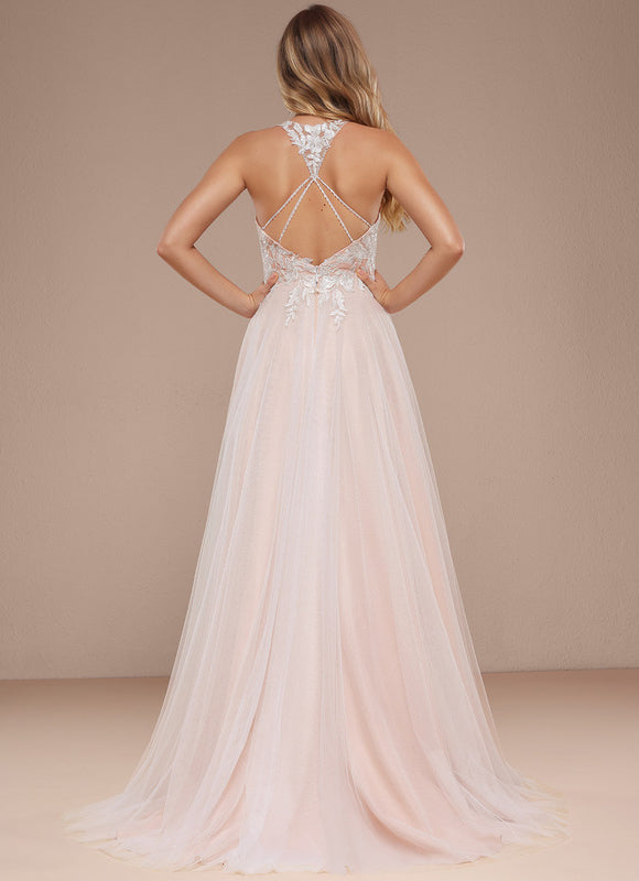 Robe Dentelle Tulle Brodée - gallery 4