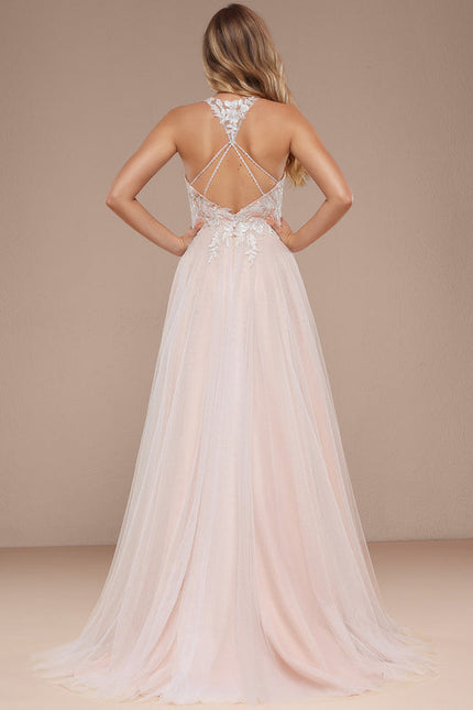 Robe Dentelle Tulle Brodée - gallery 4