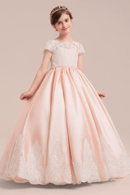 Robe Dentelle Évasée Blanche - gallery 3