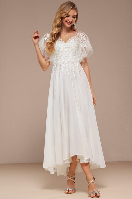 Robe Dentelle Aérienne Florale - gallery 1