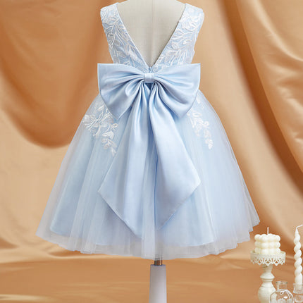Robe Dentelle Bleu Ciel Tulle