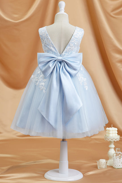 Robe Dentelle Bleu Ciel Tulle