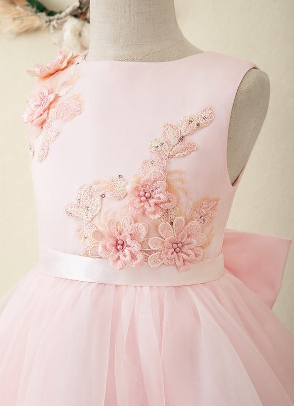 Robe Dentelle Élégance Florale 3D - gallery 1