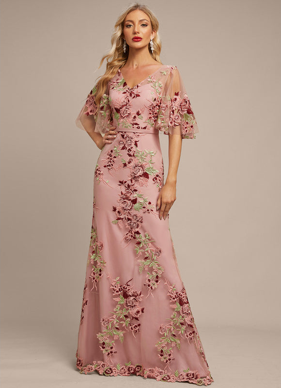 Robe De Soirée Dentelle Perlée