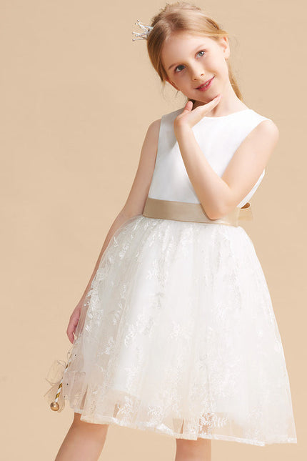 Robe Dentelle Sereine Satinée - gallery 5