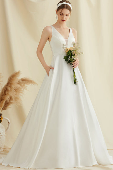 Robe De Mariee Sans Dentelle