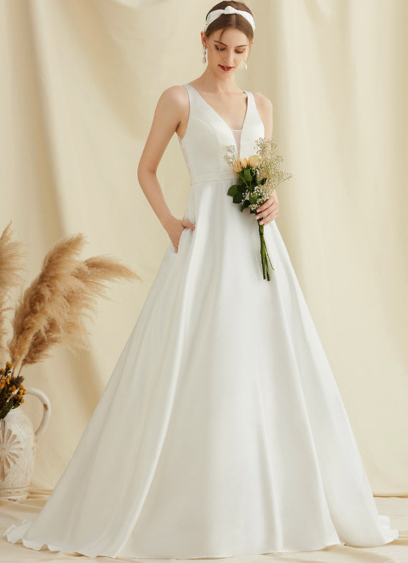Robe De Mariee Sans Dentelle