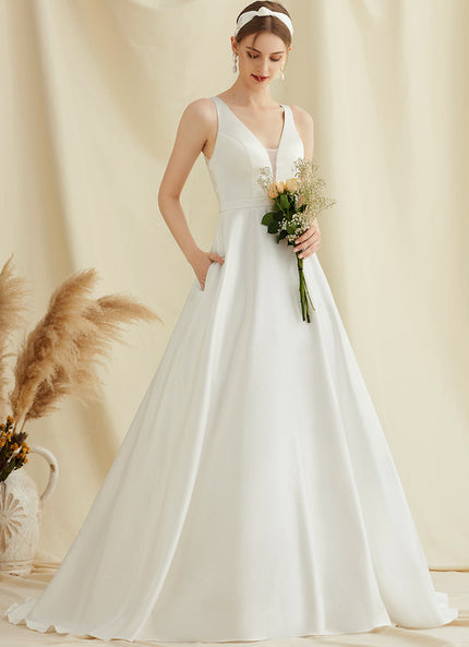 Robe De Mariee Sans Dentelle