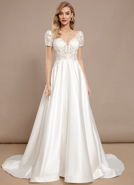 Robe Soie Et Dentelle