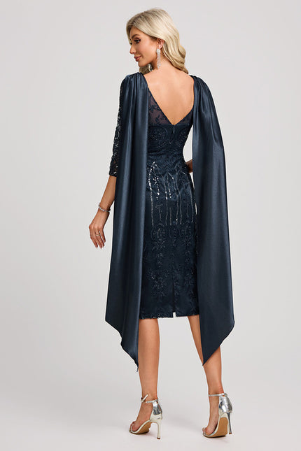 Robe Dentelle Col Bateau - gallery 5