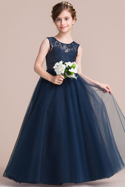 Robe Dentelle Émeraude Satinée - gallery 2