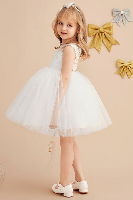 Robe Dos Nu Dentelle Blanche - gallery 5