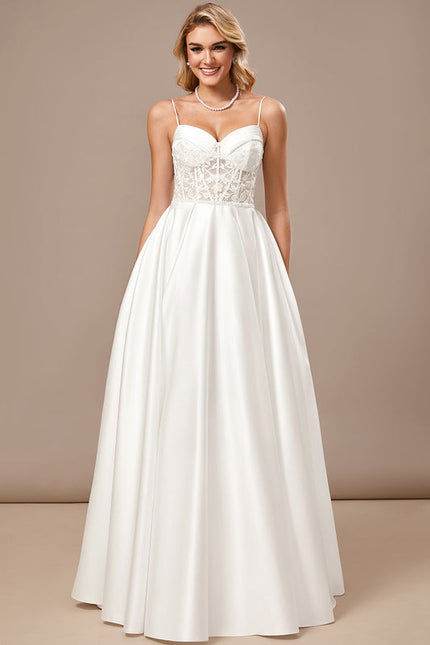 Robe Mariee Dentelle Et Satin - gallery 2